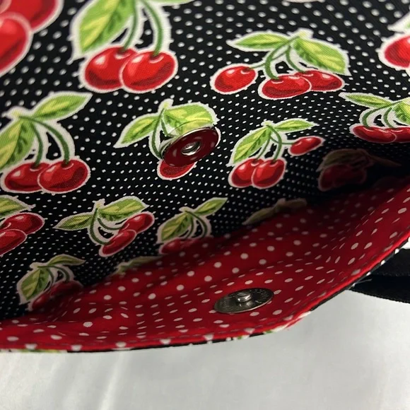 Handmade Cherry Crossbody Bag - Picture 6 of 12